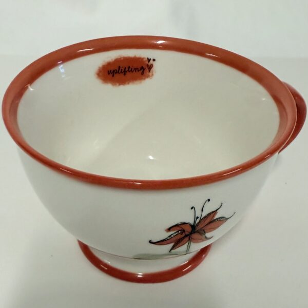 "Uplifting" Starbucks Footed Tiger Lily Coffee/Tea Cup  - Image 4