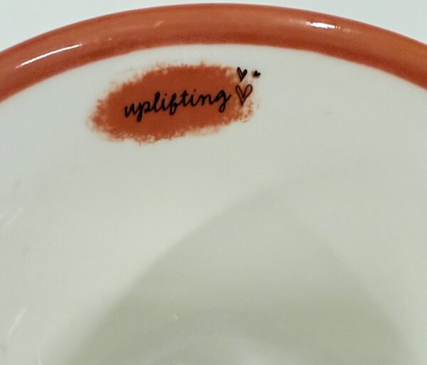 "Uplifting" Starbucks Footed Tiger Lily Coffee/Tea Cup  - Image 2