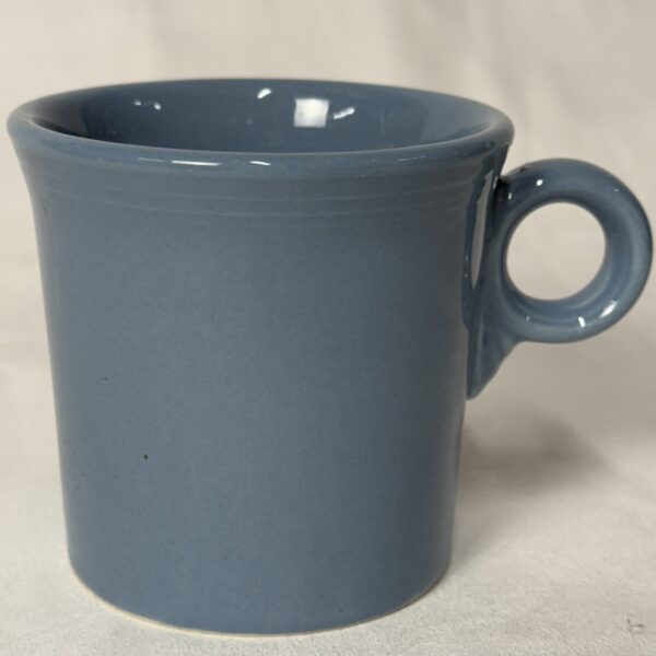 Pretty periwinkle blue fiesta ring handle mug