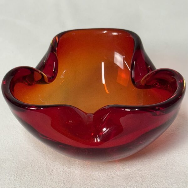 Amberina Ashtray/Trinket Dish