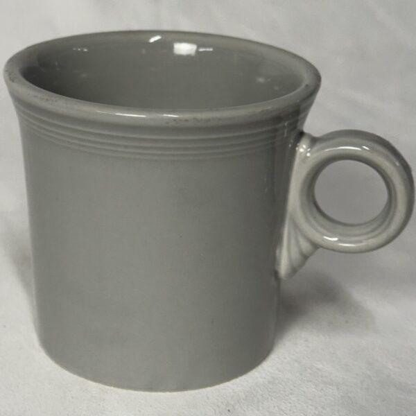 Pearl Gray Fiesta Tom & Jerry Ring Handle Mug
