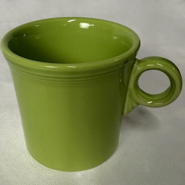 Chartreuse Fiesta Ware Tom & Jerry Ring Handle Mug