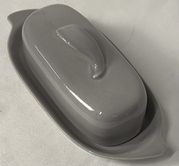 Curvy MCM Casual California Pottery Vernonware Butter Dish - Image 3