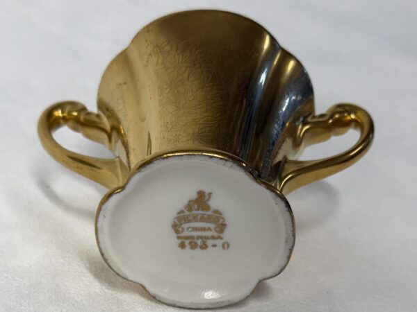Golden Pickard Open Sugar Bowl - Image 2