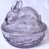 Lavender Longaberger Nested Bunny with Eggs - Image 3