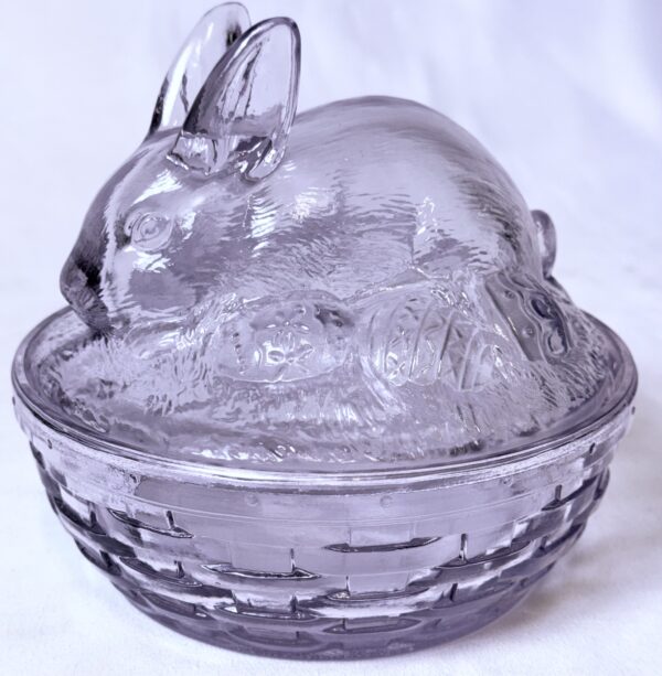 Lavender Longaberger Nested Bunny with Eggs - Image 3
