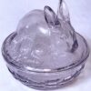 Lavender Longaberger Nested Bunny with Eggs - Image 2