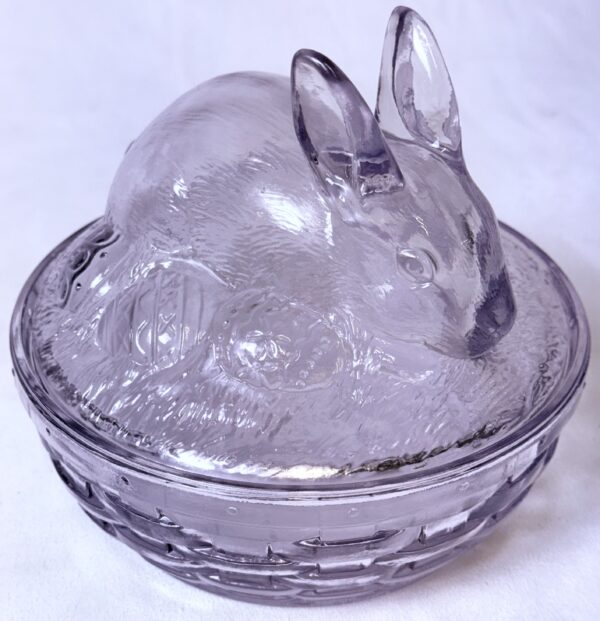 Lavender Longaberger Nested Bunny with Eggs - Image 2
