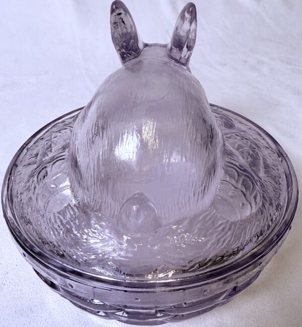 Lavender Longaberger Nested Bunny with Eggs - Image 4