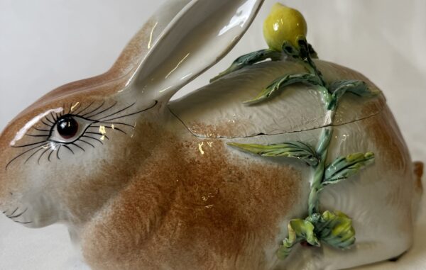 Italian Rabbit Tureen/Candy/Trinket Dish - Image 7