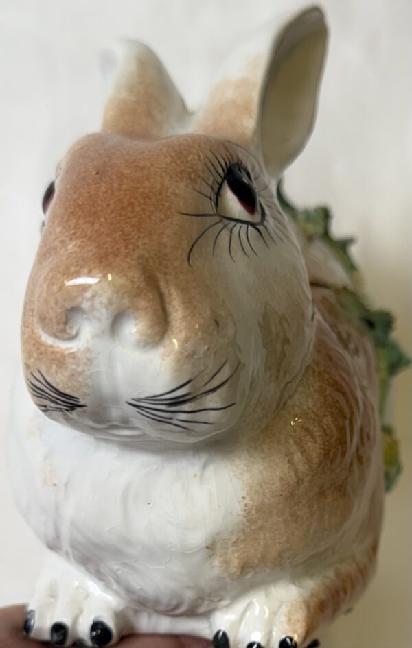 Italian Rabbit Tureen/Candy/Trinket Dish - Image 2