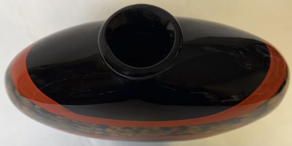Dale Tiffany Curvy Favrile Hand-Blown Vase - Image 2