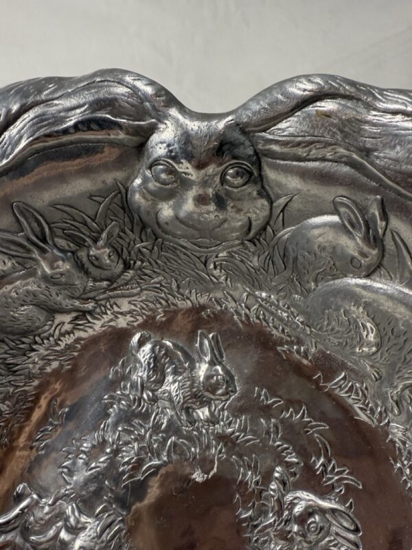 Beautiful Bunny Scenes Arthur Court Salad Bowl - Image 9