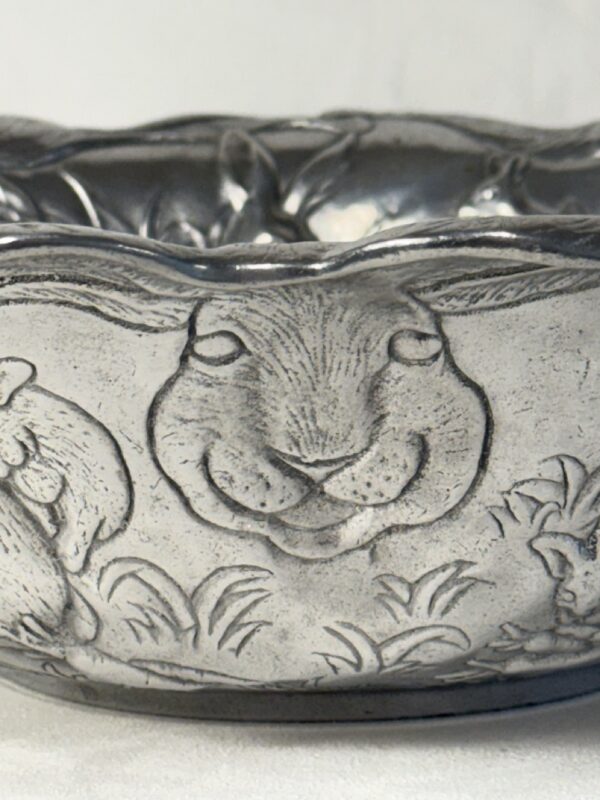 Beautiful Bunny Scenes Arthur Court Salad Bowl - Image 2