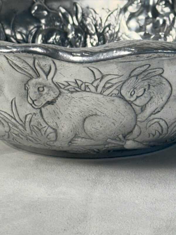 Beautiful Bunny Scenes Arthur Court Salad Bowl - Image 3