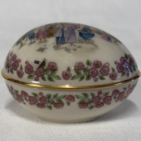 1985 Lenox Limited Edition Porcelain Easter Egg Paris Scene - Image 8