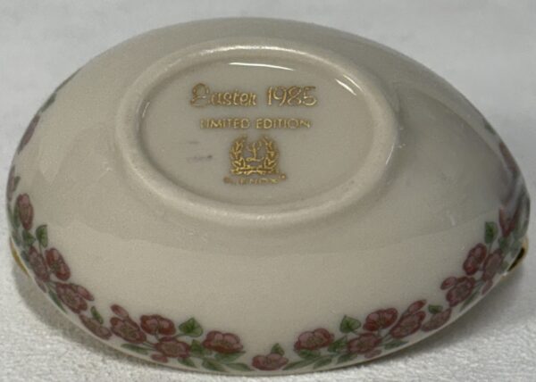 1985 Lenox Limited Edition Porcelain Easter Egg Paris Scene - Image 7