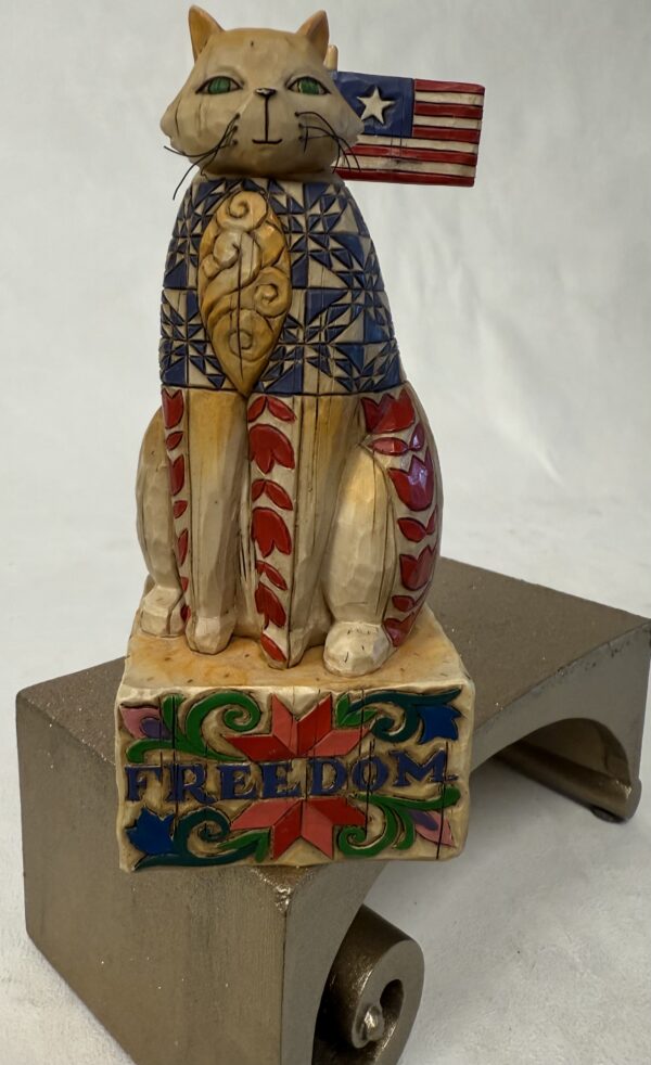Jim Shore freedom kitty - Image 7