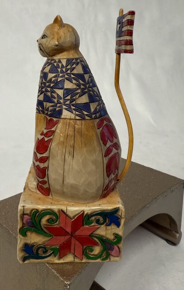 Jim Shore freedom kitty - Image 5