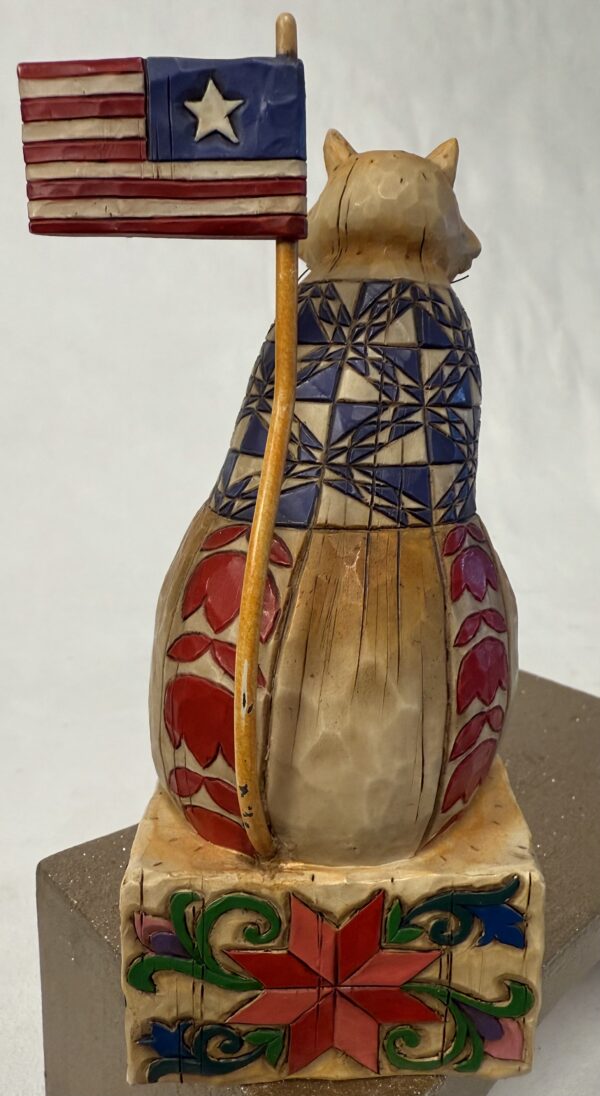 Jim Shore freedom kitty - Image 4