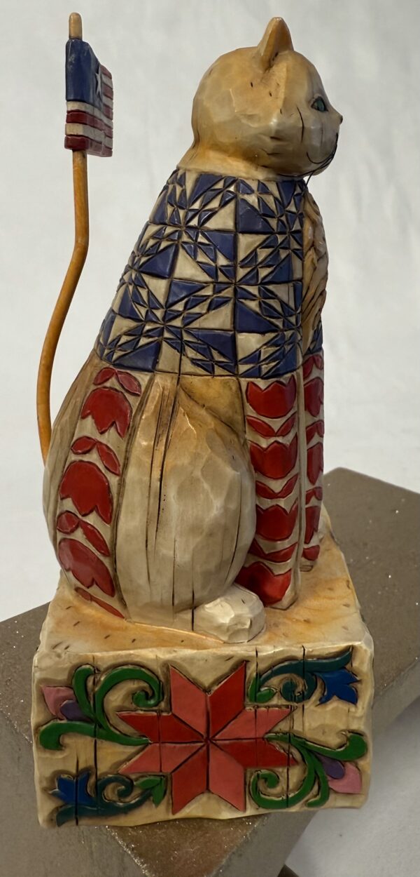 Jim Shore freedom kitty - Image 3