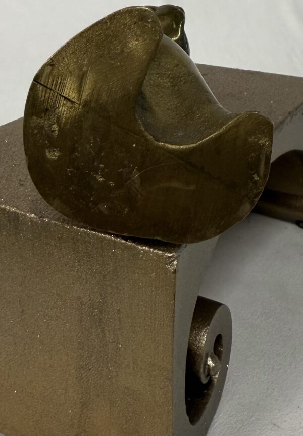 MCM Stretchy-Neck Brass Kitty - Image 5
