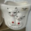 Pair of Pic 'n' Save Kitty MCM Planters - Image 4