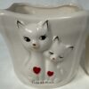 Pair of Pic 'n' Save Kitty MCM Planters - Image 6