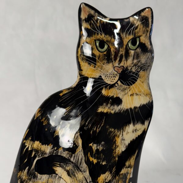 Signed Green-eyed Cats by Nina Vase