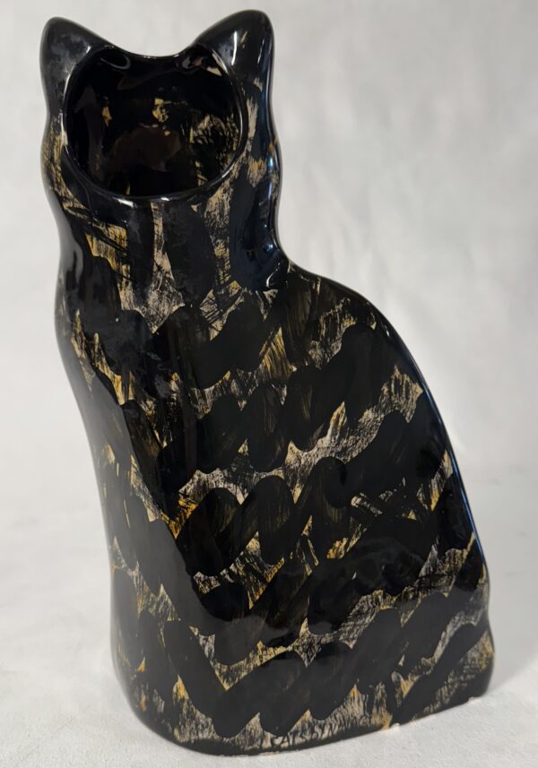 Signed Green-eyed Cats by Nina Vase - Image 7
