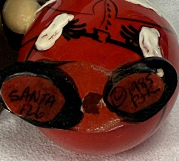Santa "Eggspressions by Paula"  Figurine by Paula Kimbrough - Image 8