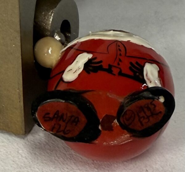 Santa "Eggspressions by Paula"  Figurine by Paula Kimbrough - Image 2