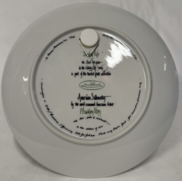 Iconic P. Buckley Moss Sunday Ride Plate - Image 2