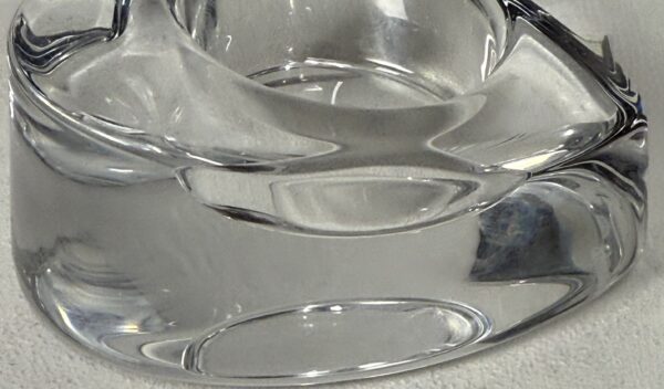 Signed Heart-Shaped Orrefors Sweden Valentino Votive - Image 6