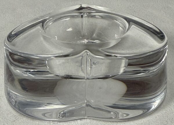 Signed Heart-Shaped Orrefors Sweden Valentino Votive - Image 2