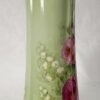 Green sweetheart pitcher with pretty pink flowers - Image 3