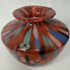 Italian Maestri Vetrai Mouth-Blown Art Glass Vase