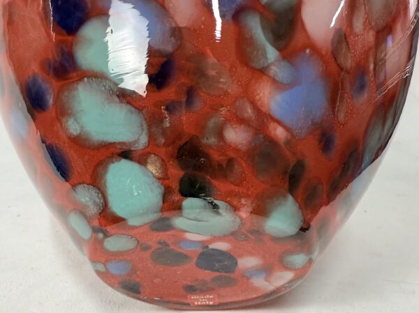 Italian Maestri Vetrai Mouth-Blown Art Glass Vase - Image 7