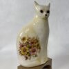 Life-size Floral Kitty Stands Tall