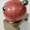 Sweet Silver & Pink Enamel Piggy Bank  - Image 5
