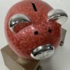 Sweet Silver & Pink Enamel Piggy Bank  - Image 4