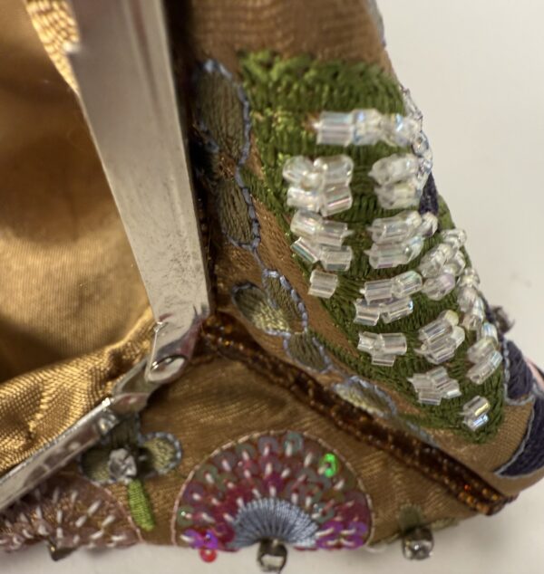 Sparkly Colorful Max Mayer Embroidered&Beaded Purse   - Image 4