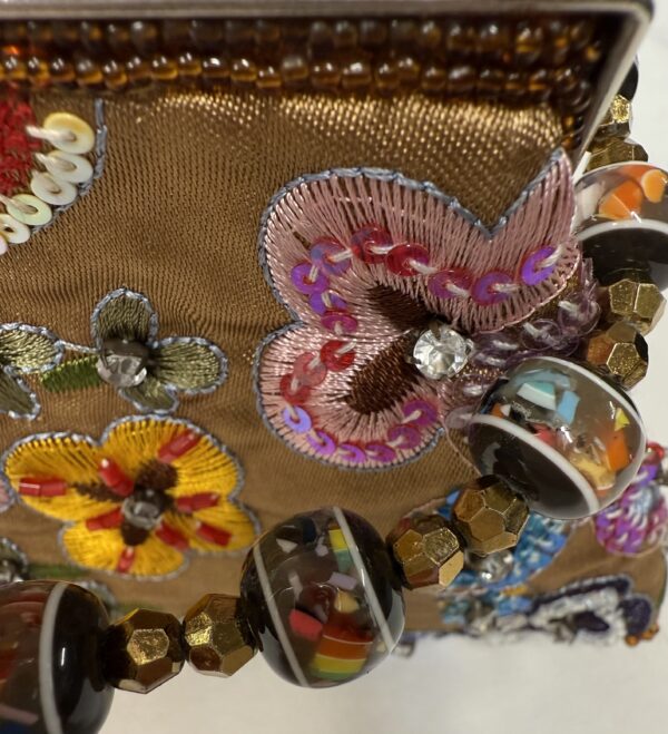 Sparkly Colorful Max Mayer Embroidered&Beaded Purse   - Image 8
