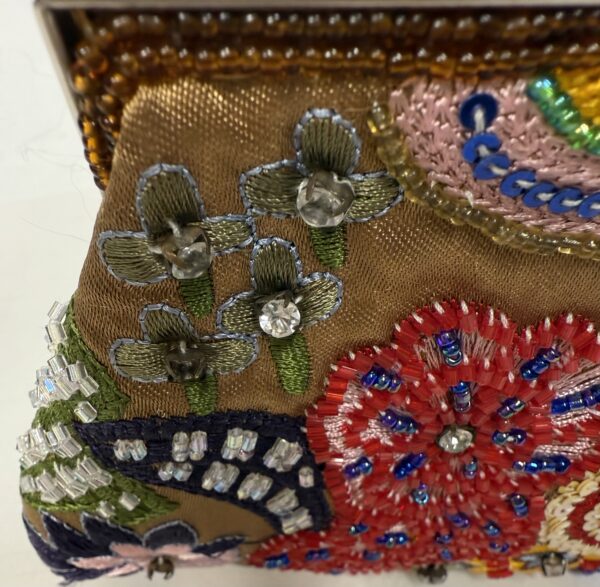 Sparkly Colorful Max Mayer Embroidered&Beaded Purse   - Image 2