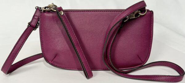 Joy Susan Convertible Fuchsia Mini-Crossbody Wristlet Purse - Image 6