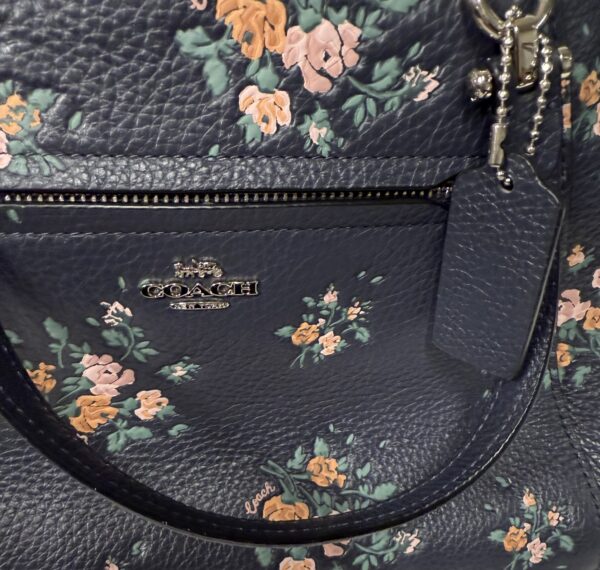 New Coach Prairie Satchel With Rose Bouquet Print - Image 5