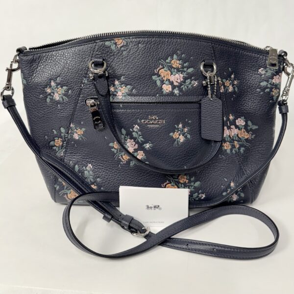 New Coach Prairie Satchel With Rose Bouquet Print