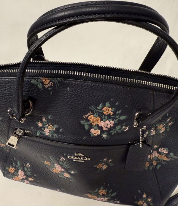 New Coach Prairie Satchel With Rose Bouquet Print - Image 4