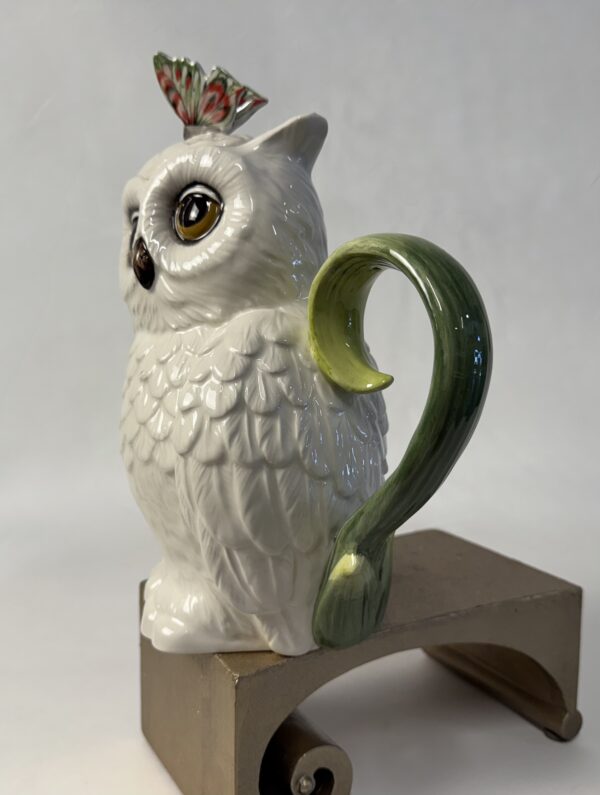 Charming Edie Rose Butterfly & Owl Teapot - Image 9