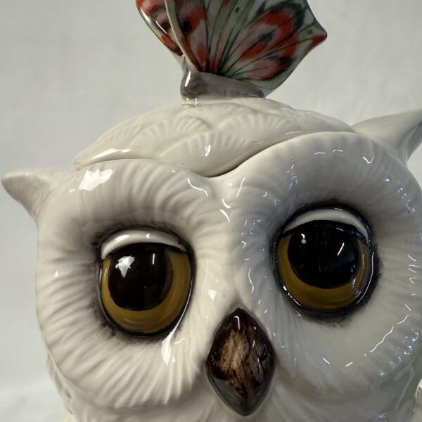 Charming Edie Rose Butterfly & Owl Teapot - Image 4